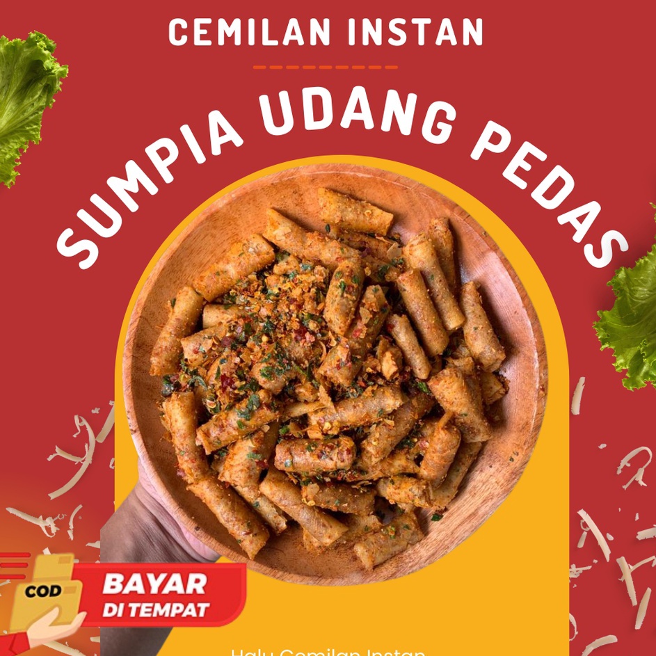 

PRODUK KRQGT Sumpia udang pedas daun jeruk 5gr Sumpia udang pedas 5gr FEB