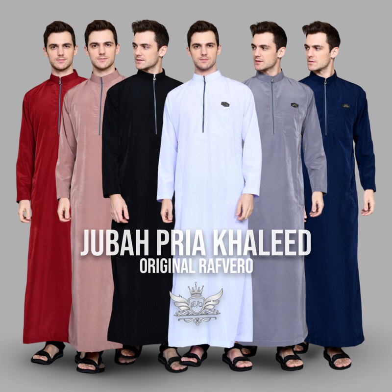 HEMAT JUBAH KHALEED PRIA - JUBAH KATUN TOYOBO PREMIUM - GAMIS PRIA DEWASA HITAM POLOS- GAMIS PRIA