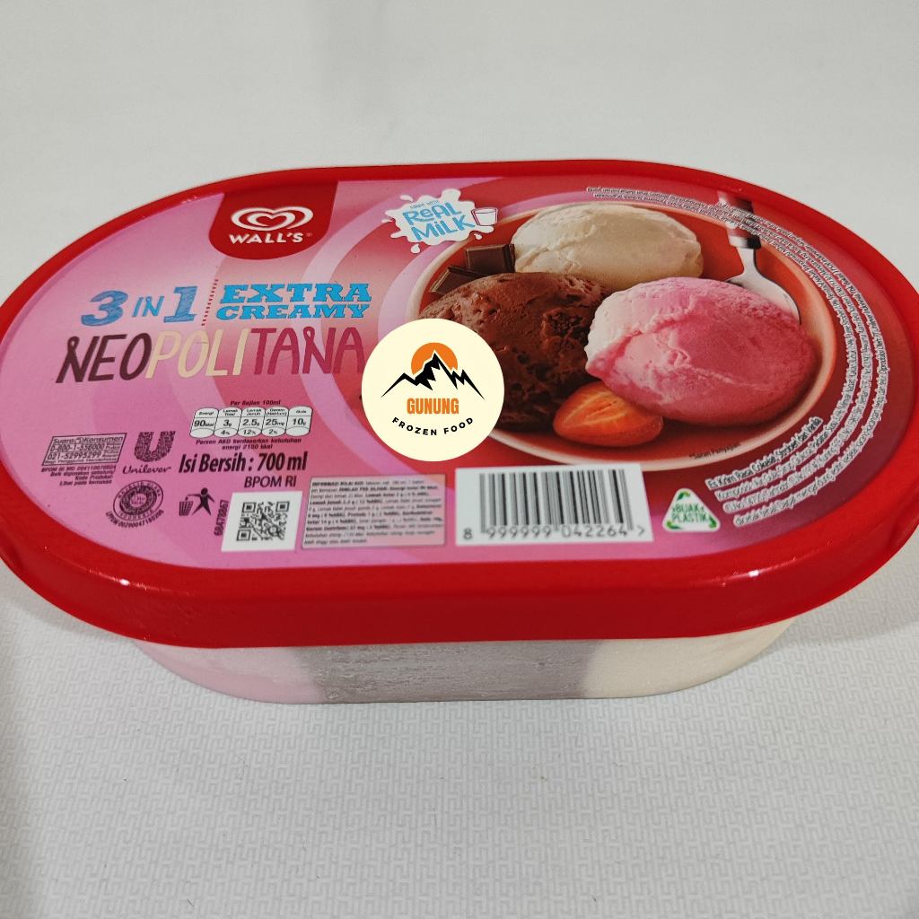 

Wall's Neopolitana 3in1 - 700ml