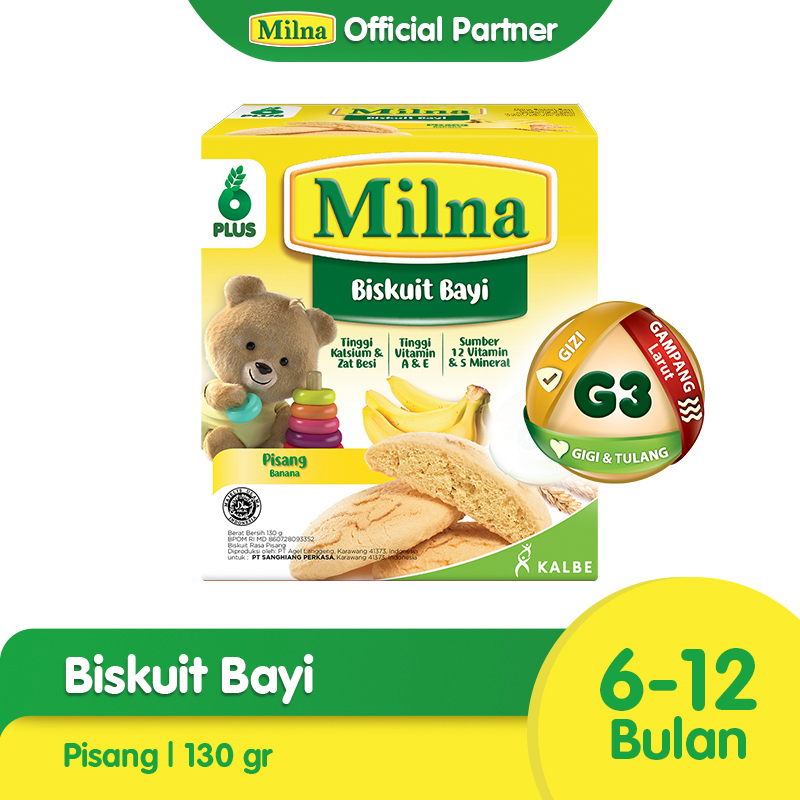 MILNA BISKUIT BAYI 6 BULAN + | CEMILAN BAYI