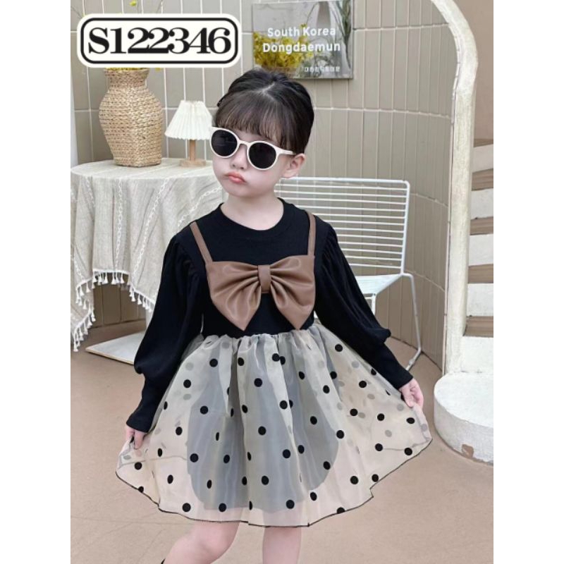 Dress anak import 1-3tahun