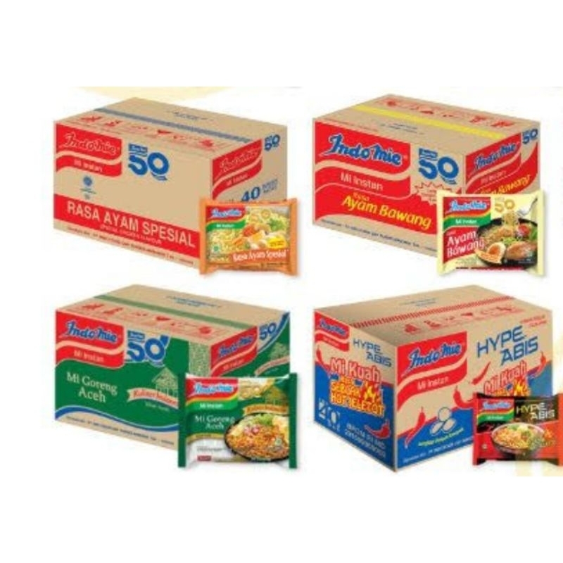 

Khosi Store Mi Instan indomie mix rasa (maksimal 8 rasa)