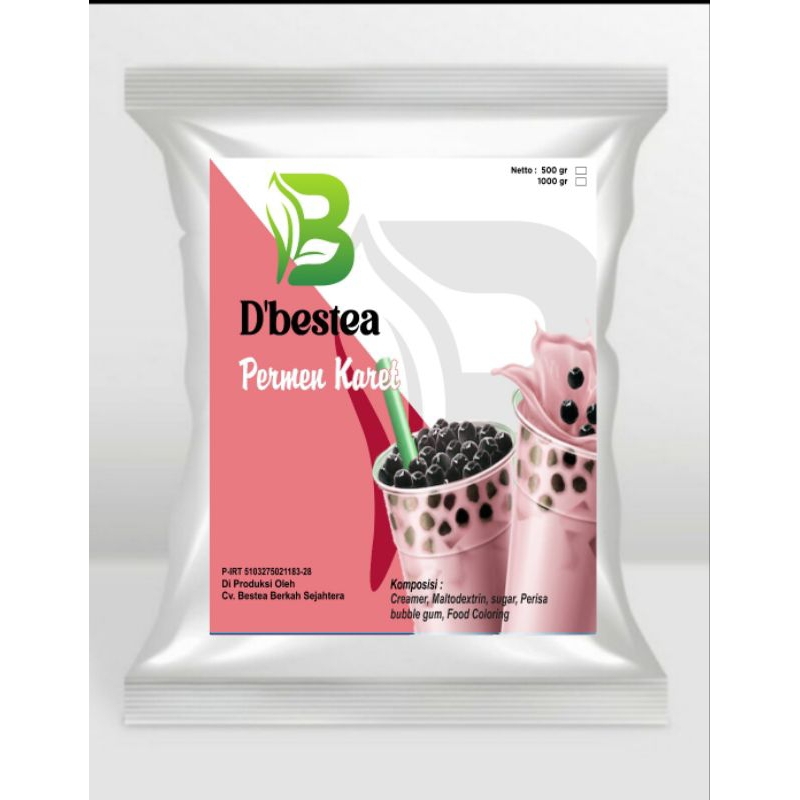 

Bubuk Minuman Rasa es permen karet 1kg