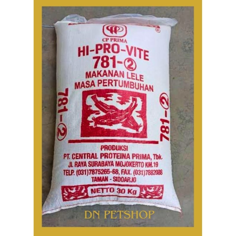 Kargo 30Kg 781-2 Makanan Ikan Lele Mujair Gurame