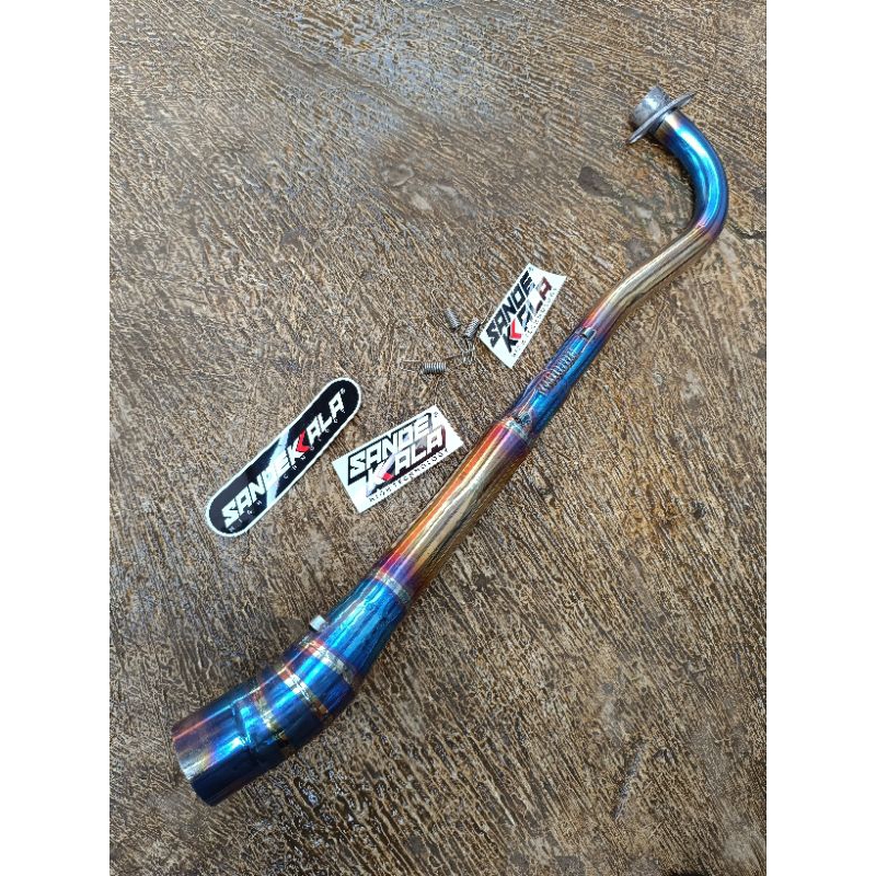 leheran leher knalpot racing Jupiter vega blade supra fit supra x125 smash shogun axelo inlet 50 mm