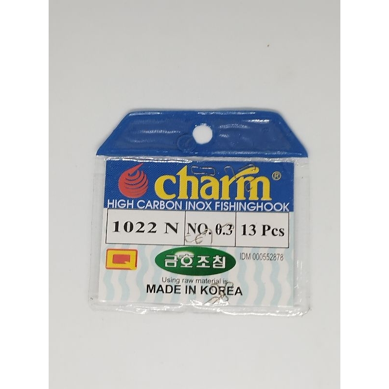 Kail Pancing Charm No. 0,3 ( 1022 N ) tanpa lubang untuk ikan wader