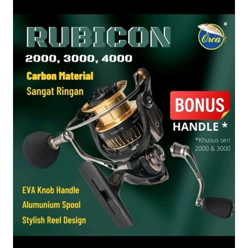 Reel Spining Carbon Orca Rubicon 2000. 3000. 4000