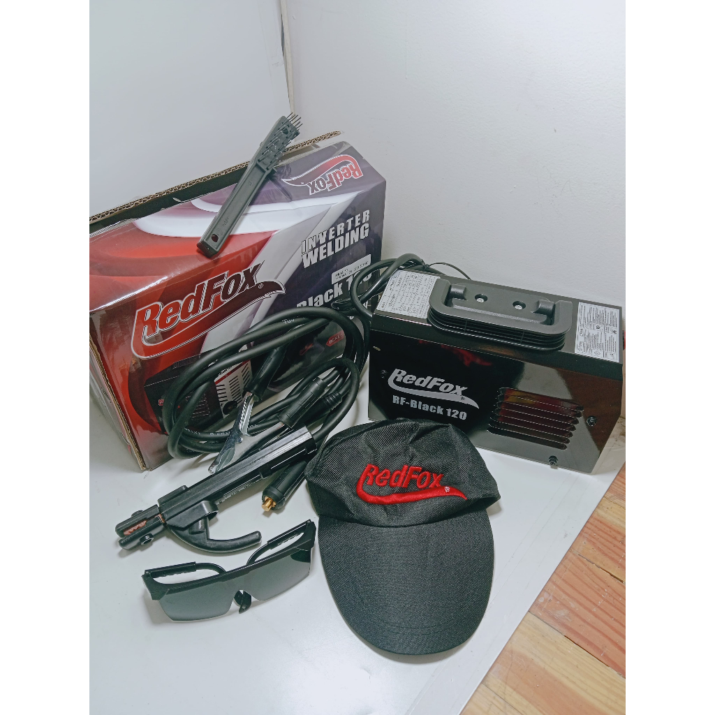 Promo REDFOX Mesin Las Listrik 400Watt 120A RF-BLACK 120 Las Listrik IGBT Bonus Kacamata Hitam Dan T