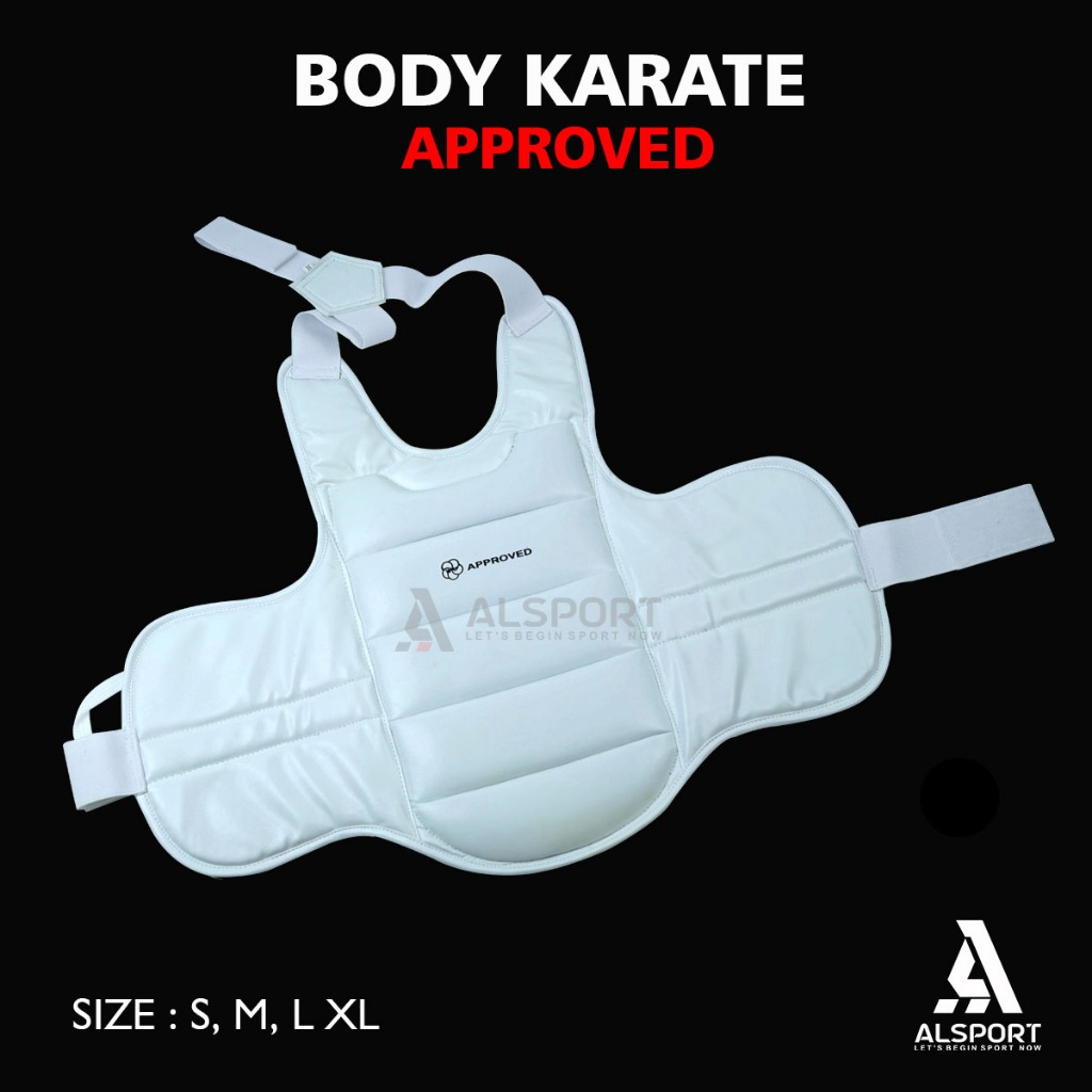 Body Protector Karate Dalam Baju / Pelindung Dada Karate  APPROVED