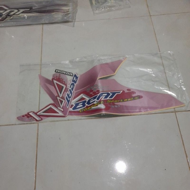 STRIPING BEAT KARBU 2012 / STICKER BEAT KARBU PINK 2012