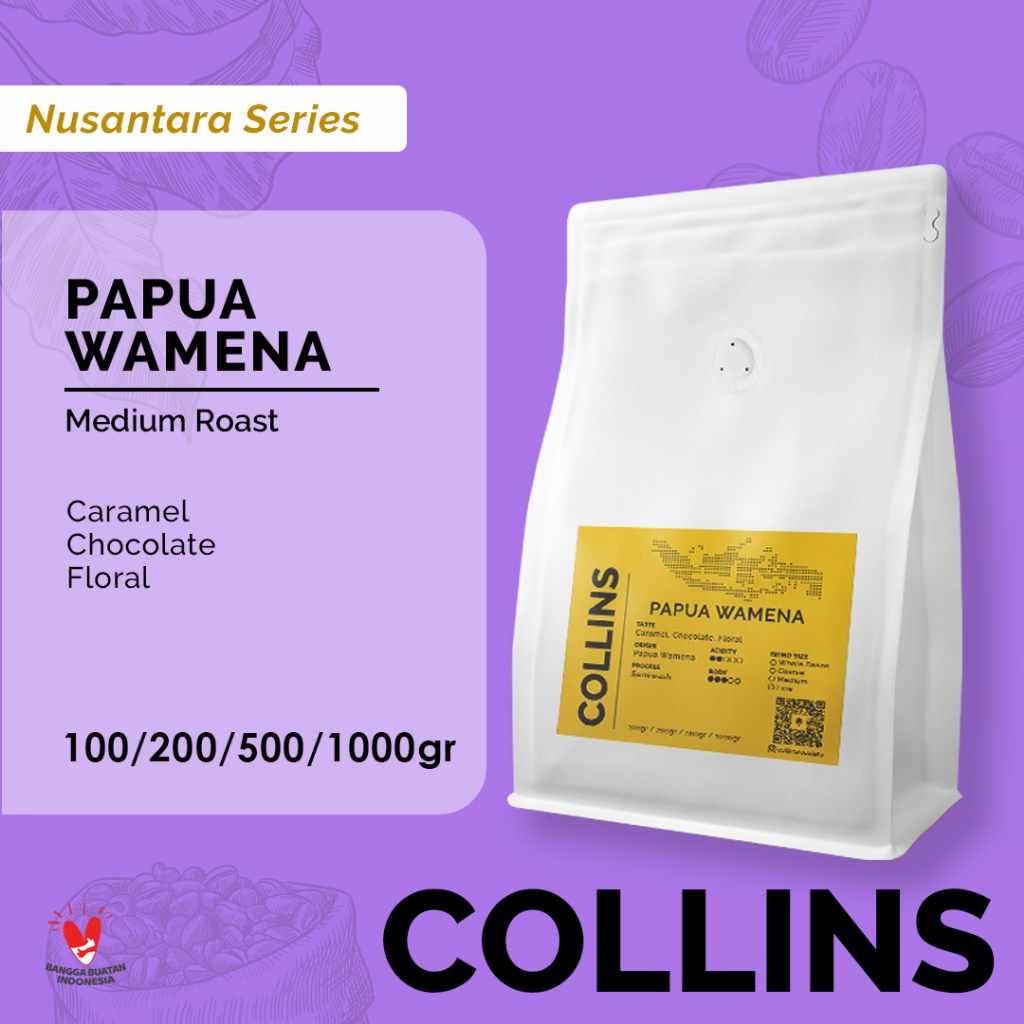 

Kopi Arabika Papua Wamena Arabica 100gr Coffee Beans ( biji / bubuk )