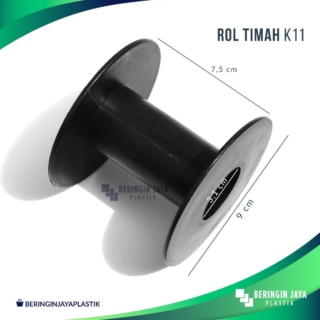 Bobin Rol Kawat K11 / Roll Timah / Tempat Gulungan Kabel / Klosan / Clos / Bobbin Plastik