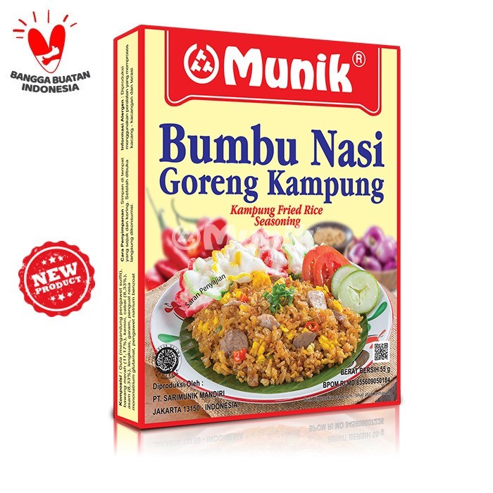 

Tchome Bumbu Masak instant Bumbu Munik Nasi Goreng Kampung 60 gr Pasti Enak