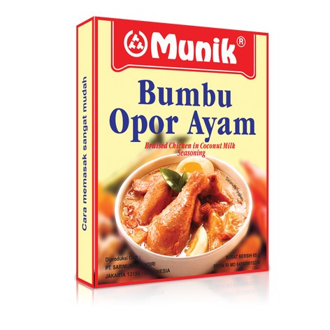 

Myhomey Bumbu Masak instant Bumbu Munik Opor Ayam 65 Gr Pasti Enak