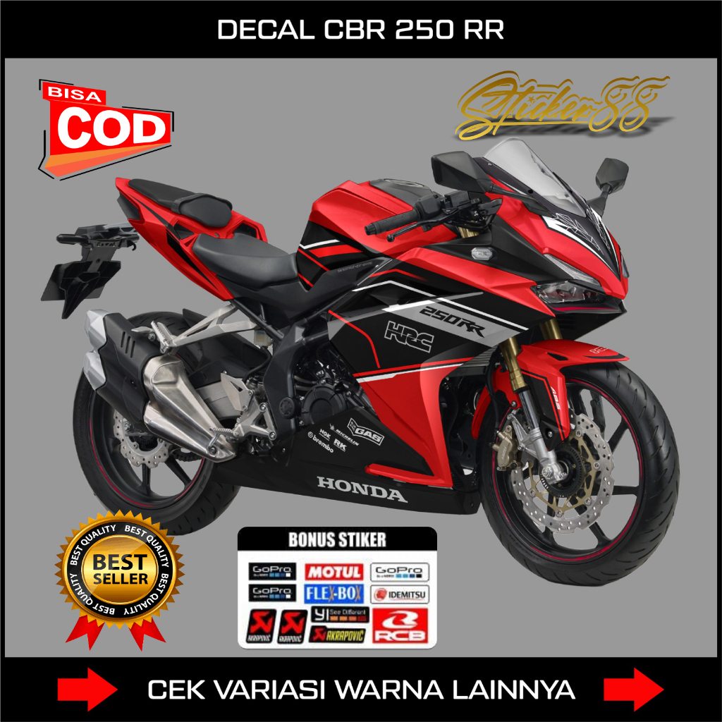 DECAL STRIPING FULL BODY HONDA CBR 250 RR GRAFIS COSTUME DESIGN / DEKAL CBR FULL BODY / STIKER DECAL