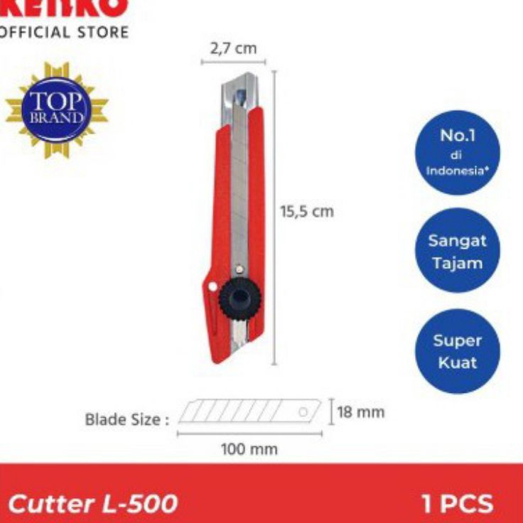

Terbatas Cutter Besar Kenko L5 1pcs