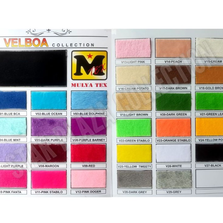 Laris Kain Velboa Meteran Murah  Bahan Boneka Halus Lembut Grade A Sofa Sarung Bantal Tas Boneka Sel