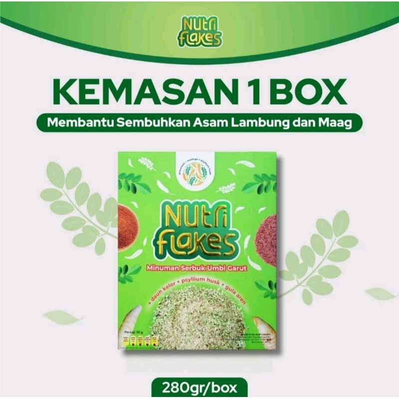 

NUTRIIFLAKES - Makanan sereal bernutrisi untuk asam lambung juga maag