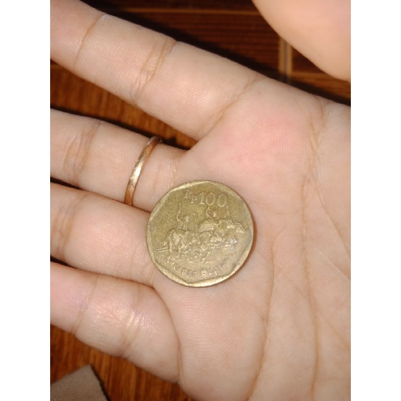 uang lama antik indonesia 100 perak tahun 1997