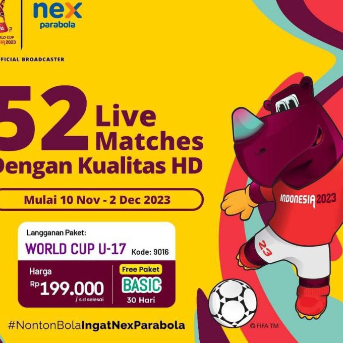 Bukan Hanya Jualan Ini Adalah Hubungan Bisnis Nex Parabola Paket World Cup U17 Indonesia Free Paket Basic 1 Bulan