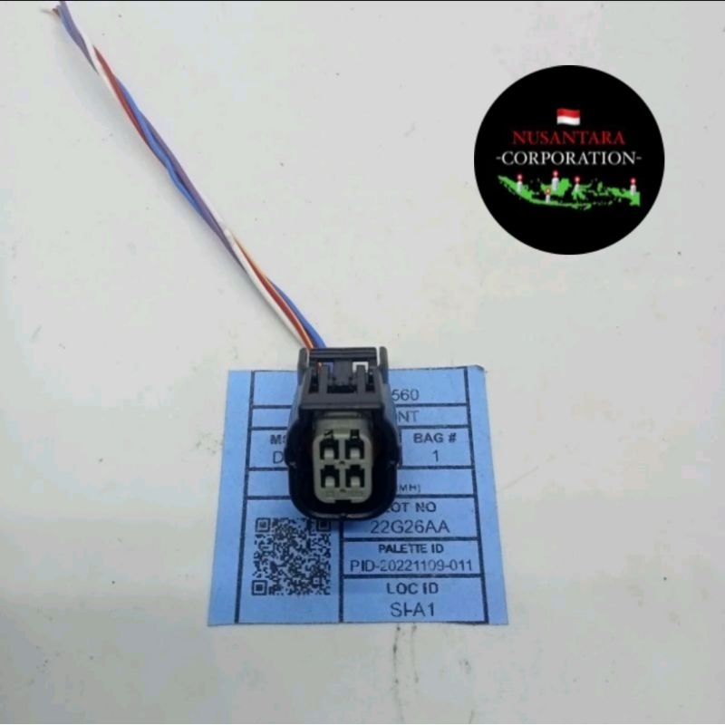 SOKET KABEL DINAMO AMPER PENGISIAN AKI ALTERNATOR HONDA JAZZ FREED BRIO MOBILIO ORI