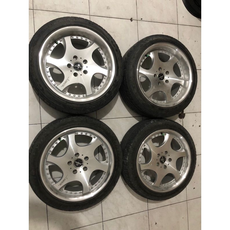 velg Mobil Racing Bekas Variasi Kranze Ring 17 Lubang Baut 5