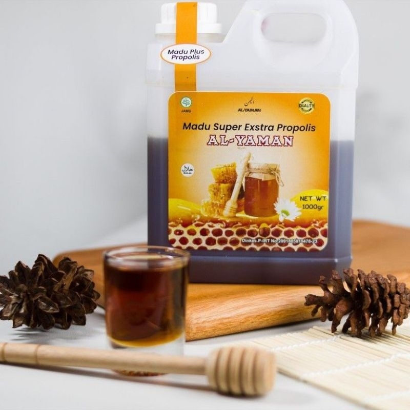 

Madu Manis Super Exstra Propolis Plus 1Kg Al Yaman Asli