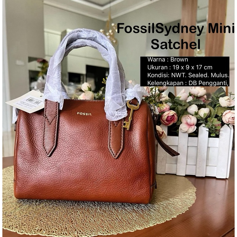SYDNEY SATCHEL MINI BROWN NEW