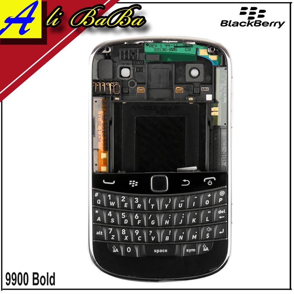 JI Housing Fullset Handphone Blackberry Dakota Bold 99 Kesing Fullset Tombol Tulang Keypad BB 99