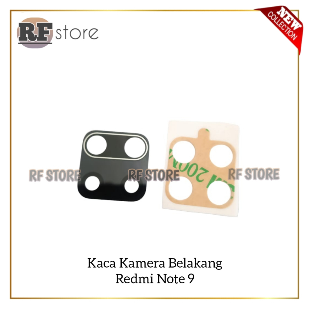 Kaca Kamera Lensa Kamera Redmi Note 9 Kaca Kamera Belakang Original