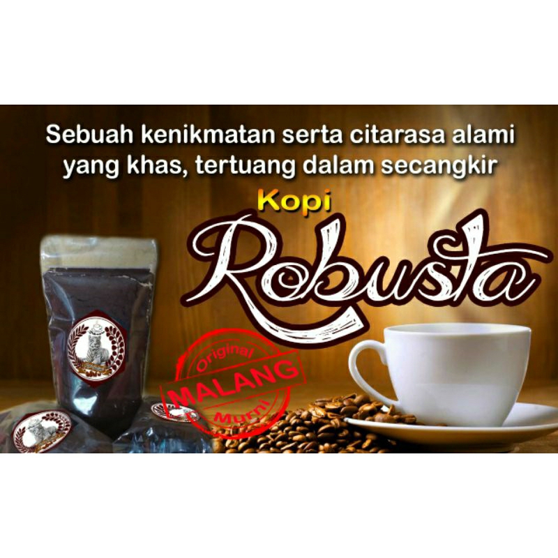 

KOPI BUBUK Robusta Asli Malang