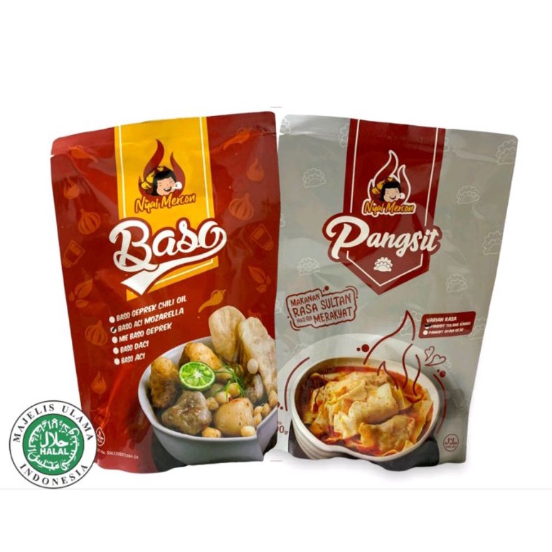 

KODE NWT278 Pangsit Tulang Rangu Mercon Keju Baso Full Mozarella lumer by Nyai Mercon Jajanan Viral Instant