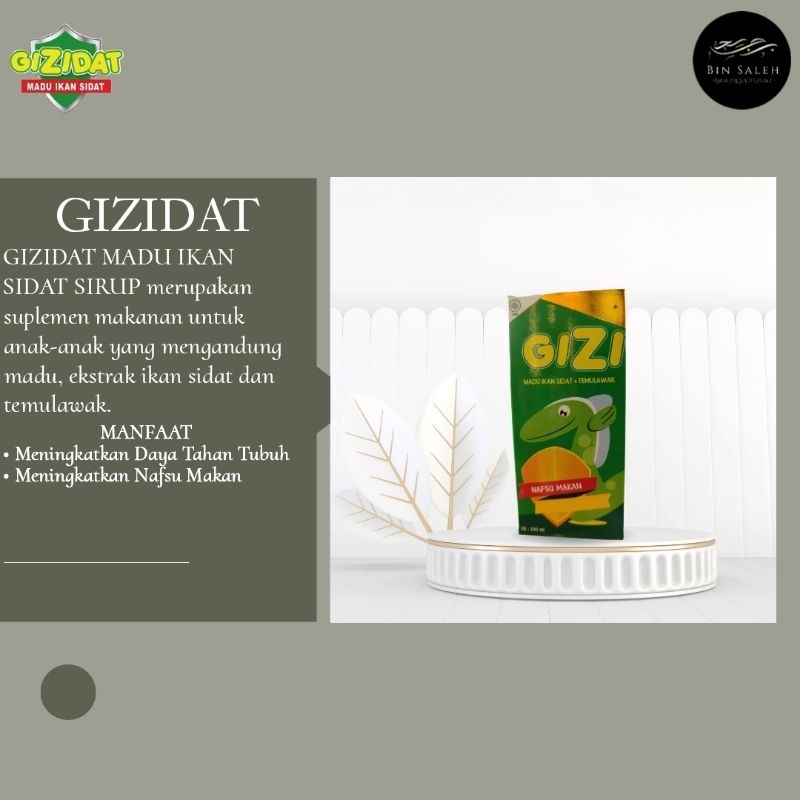 

GIZIDAT MADU PENAMBAH NAFSU MAKAN