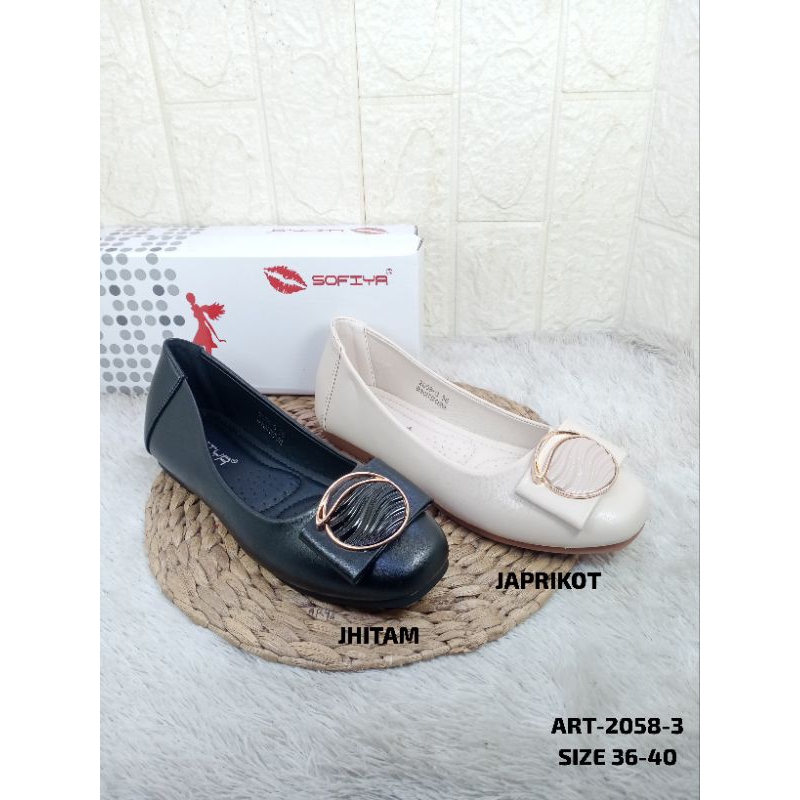 sepatu flat imprt wanita sofiya 2058-3