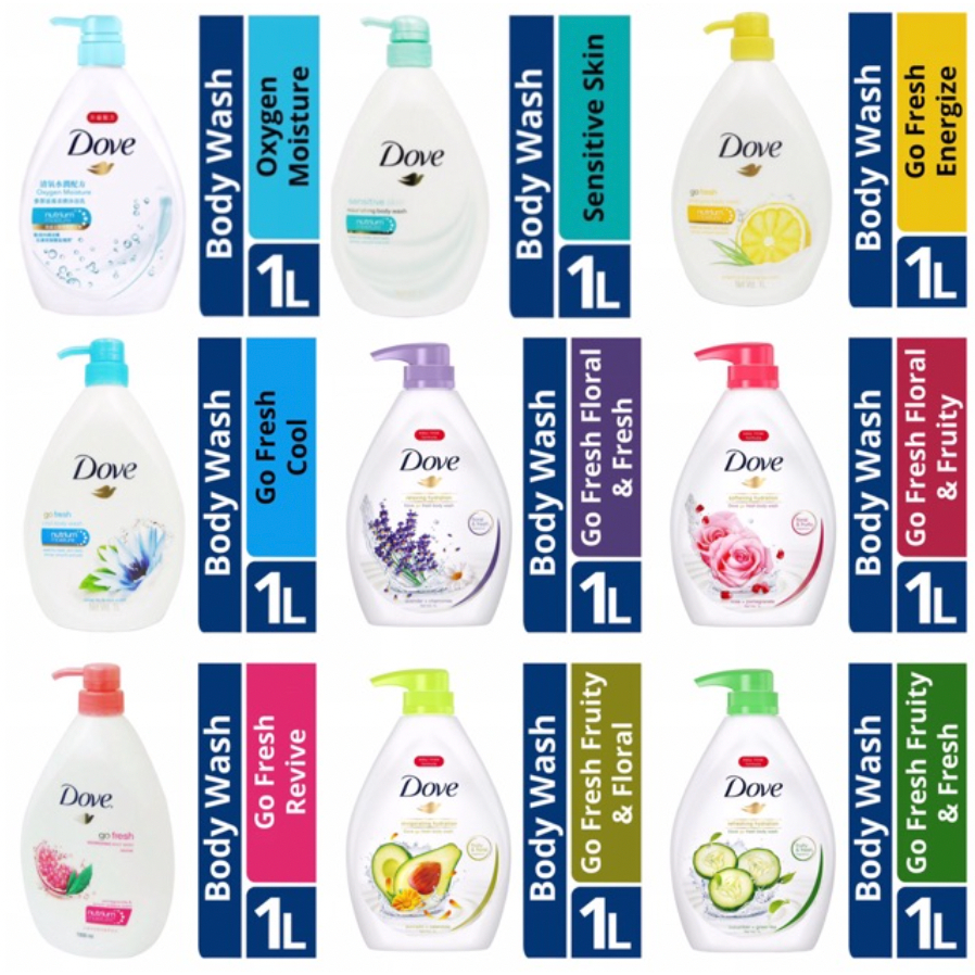 SABUN MANDI DOVE - DOVE BODY WASH ORIGINAL 1 LITER ALL VARIANT