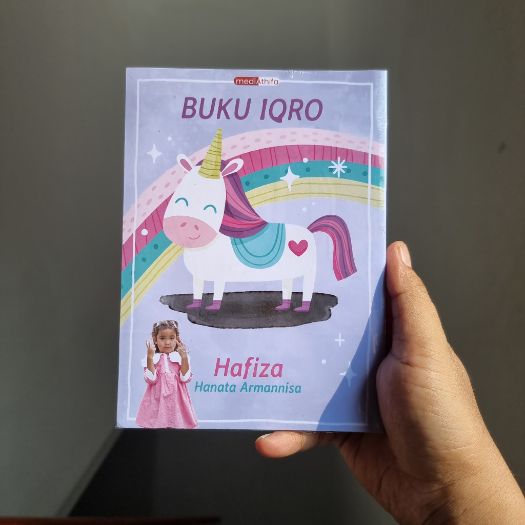 

PELANGI UNICORN - Iqro Custom Cetak Foto Dan Tulis Nama Anak Souvenir Ulang tahun Anak