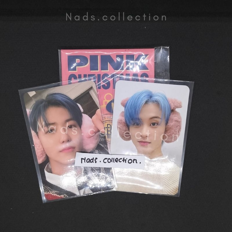 Photocard Official jaemin Mark pink Christmas TAKE ALL ONLY