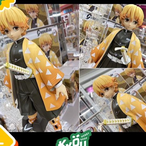 [JAPVER] Grandista Figure Agatsuma Zenitsu - Kimetsu no Yaiba (22cm)