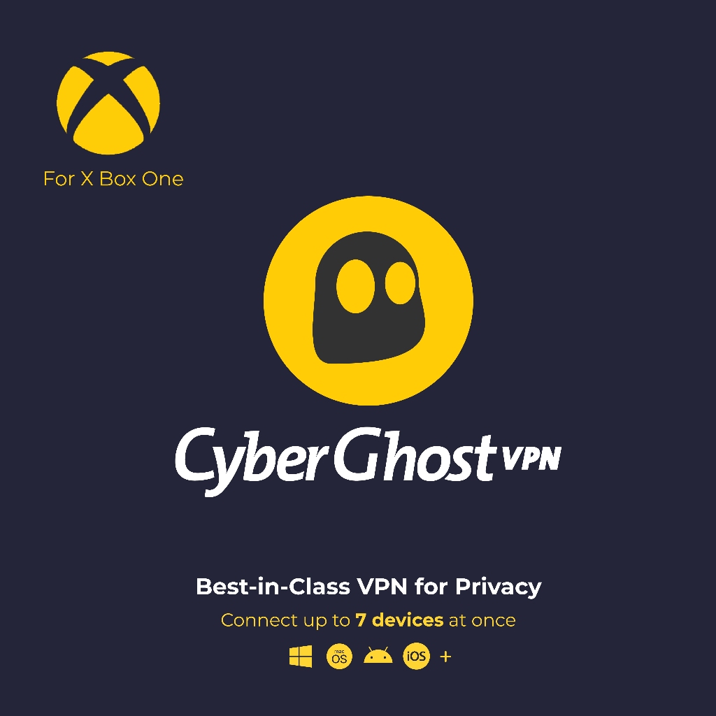 For Xbox One / 360 Software CyberGhost VPN Original 7 Device 1 Year