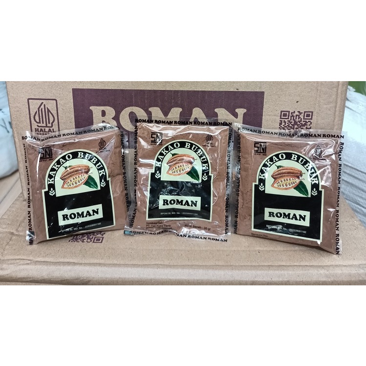 

COKLAT BUBUK ROMAN SACHET 35GR / KAKAO BUBUK / CACAO POWDER