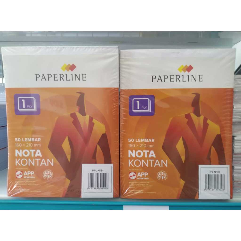 

Nota Kontan PAPERLINE 1 PLY Ukuran Besar (160x210mm)