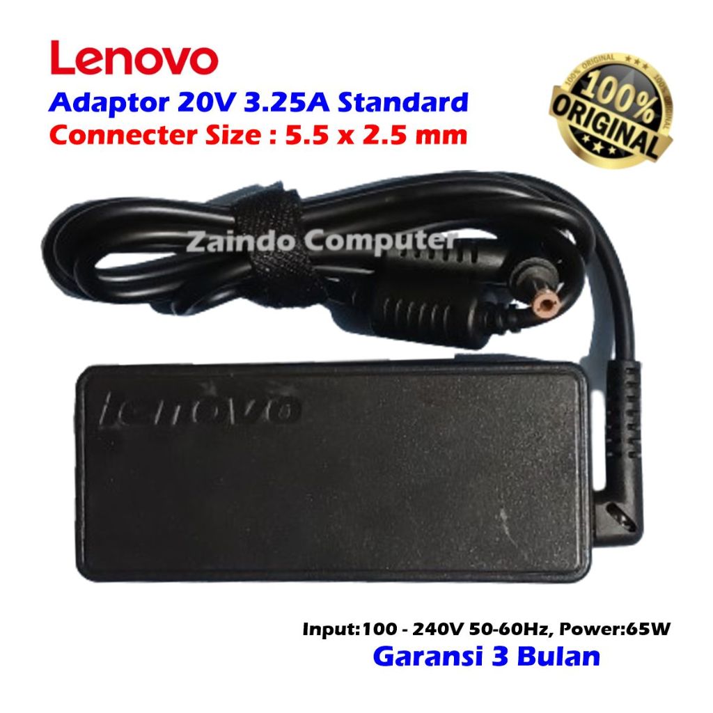 ADAPTOR LENOVOOO B460 B470 B570 B570E G470 G570 G575 G480 G770 V570 Z400 Z500 P500 U300 U300E U300S 