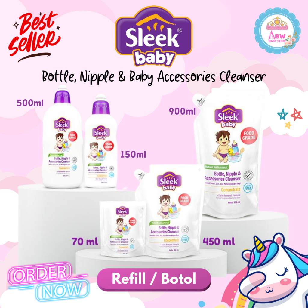 Sleek Baby (pembersih dot_sleek)Sleek baby bottle nipple