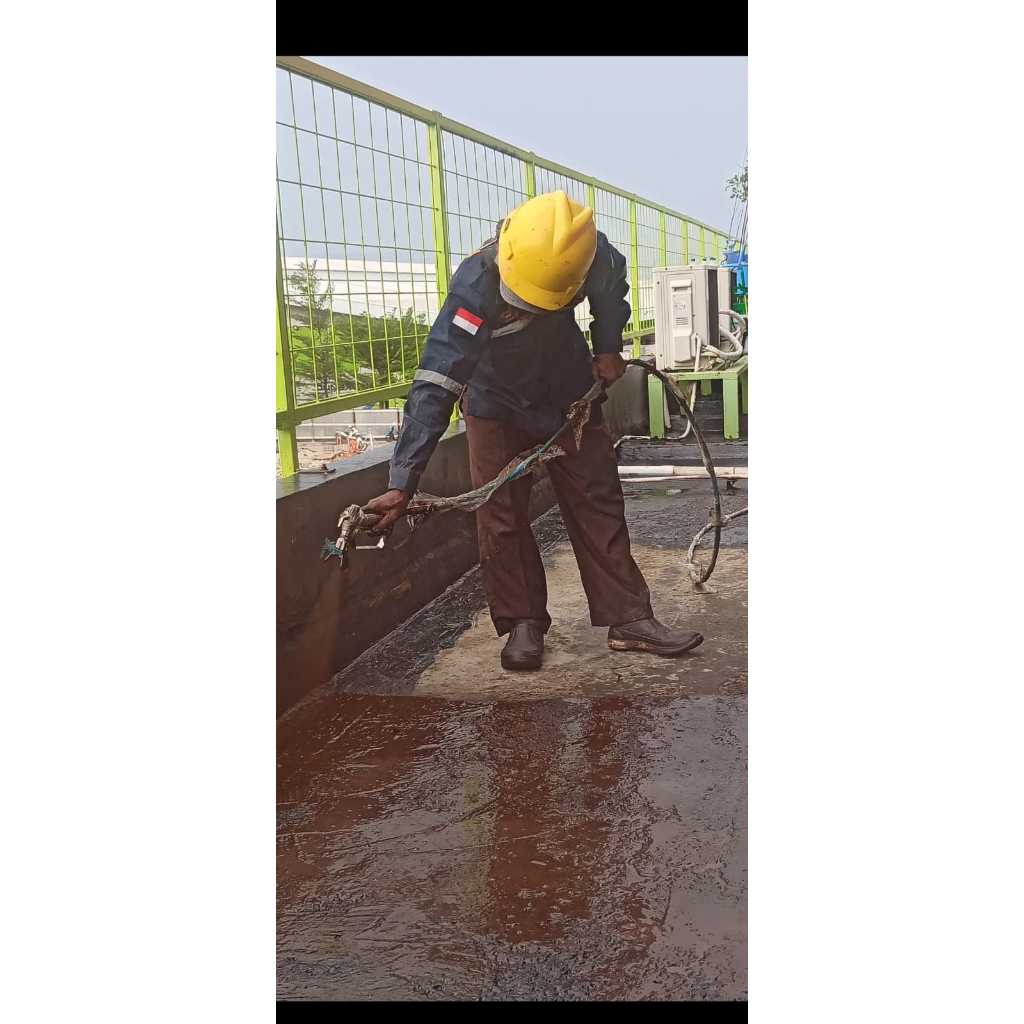 Anti Bocor Kolam, Dak Cor, Dak Talang, Genteng Beton Dan Dinding 5Kg - Hitam Aspal Emulsion Untuk