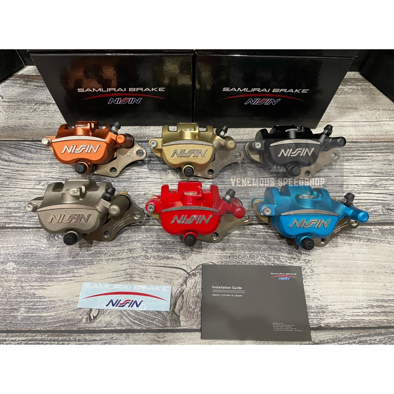 Kaliper Depan Nissin Samurai 2Piston Supra x Fit Karisma Supra 125