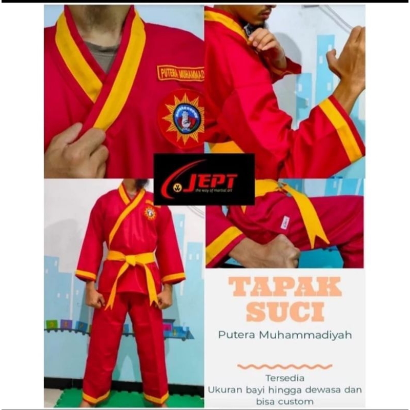 seragam tapak suci bahan American drill SAVAGE