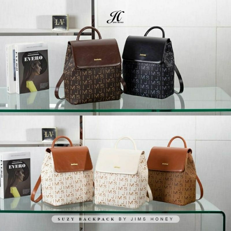 Jims Honey Suzy Backpack Tas Ransel Wanita Cewek Import Murah