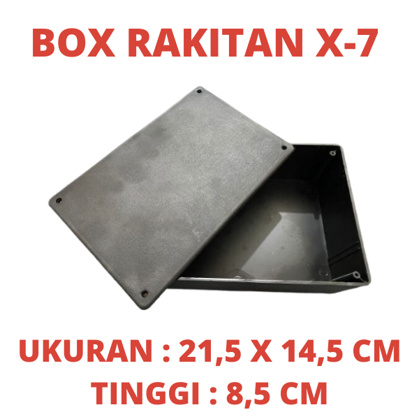 BOX PVC RAKITAN X-7 SERBAGUNA PROJECT RANGKAIAN ELEKTRONIK ELEKTRO ELEKTRIK ELEKTRIC TV BOX TV BOK