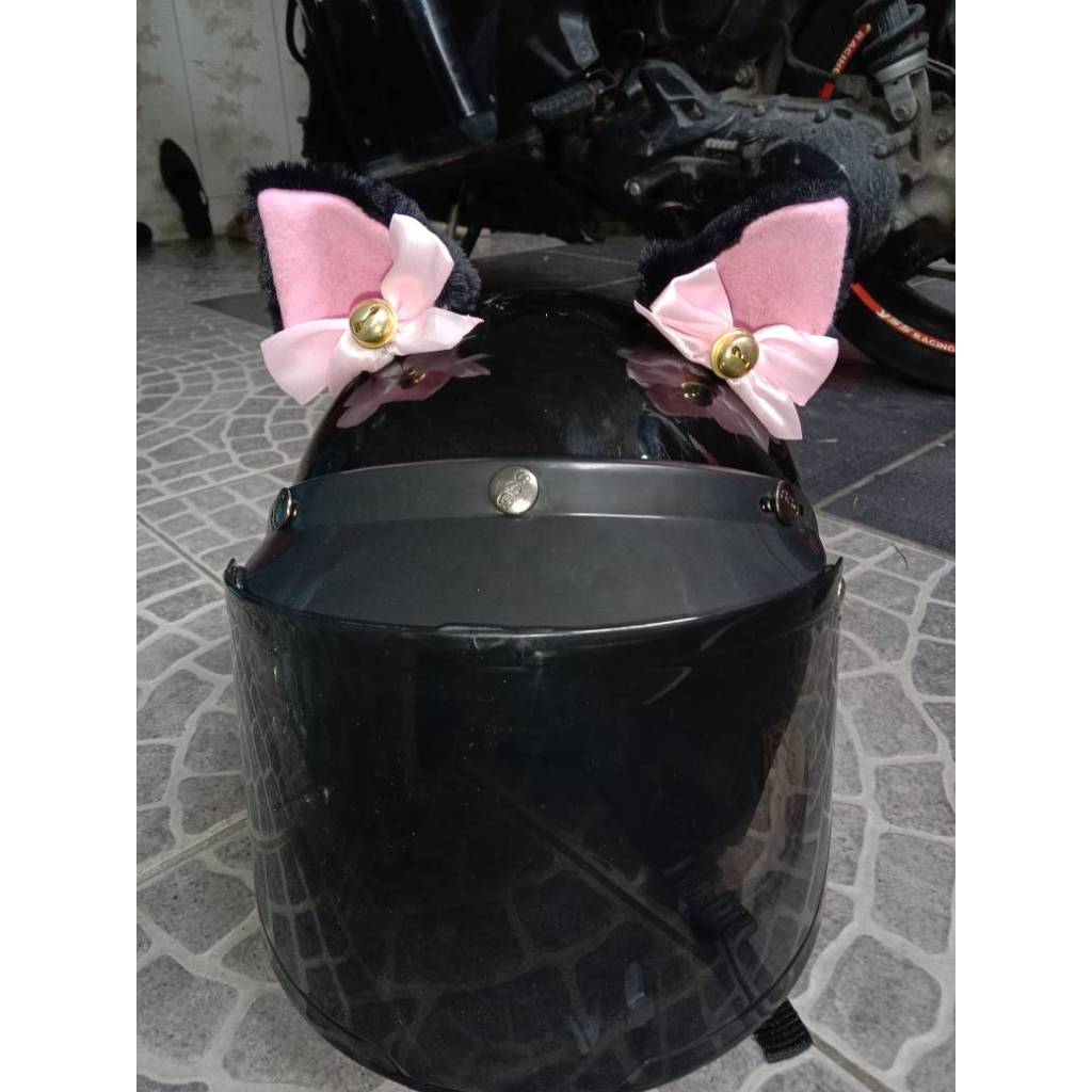 COD ✨ Sepasang aksesoris kuping helm Nekomimi cosplay kucing ∣ kuping kucing helm cosplay harajuku k