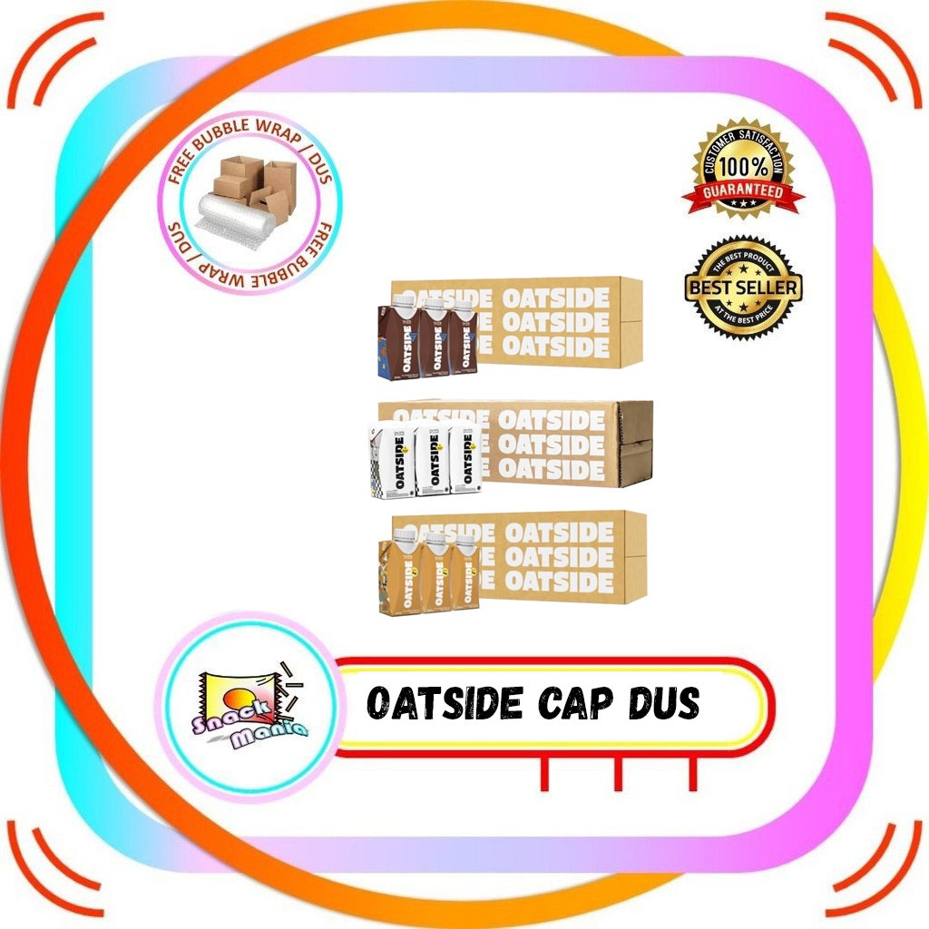 

Oatside Susu Oat CAP Milk Barista | Chocolate | Coffee ~ 200 ml x 24 pcs DUS Coklat Kopi